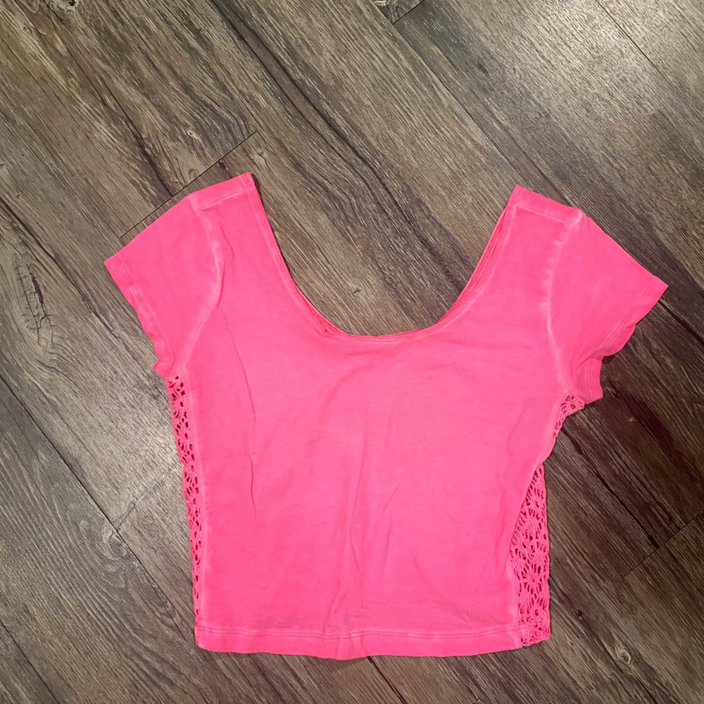 Pink Crop Top